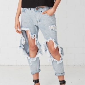 One Teaspoon Blue Stone Saints Jeans